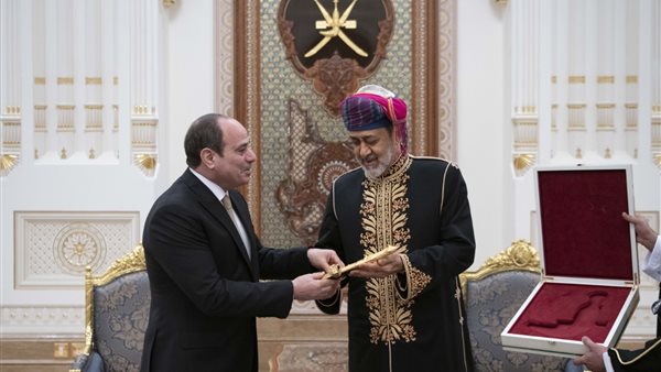 السيسي وسلطان عمان