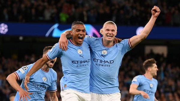 فرحة لاعبو مانشستر