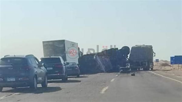 إنقلاب سيارة نقل