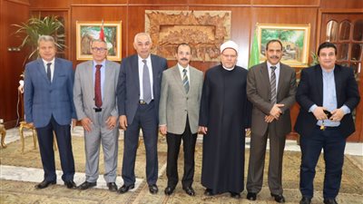 المفتي يناقش رسالة دكتوراه بجامعة المنوفية
