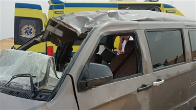 إصابة سيدتين في حادث انقلاب سيارة بالفيوم