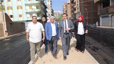 محافظ المنوفية: بدء أعمال رصف محور ترعة المعهد الجديد