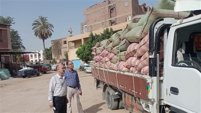 ضبط سيارات محملة بـ98 طن قمح بهدف الاحتكار في المنيا