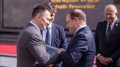 تفاصيل لقاء النائب العام نظيره الروسي بمقر مكتبه بالقاهرة