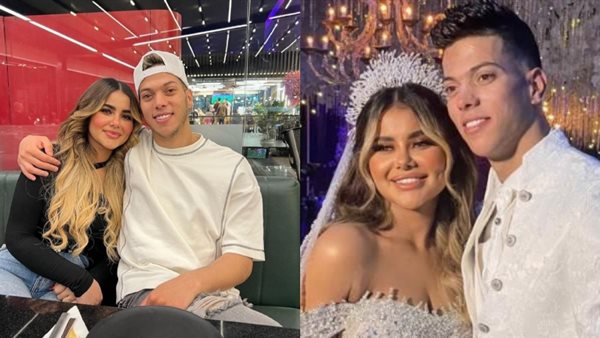 إمام عاشور وزوجته