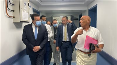 وزير الصحة يتفقد أعمال التطوير ورفع الكفاءة بمستشفى شرم الشيخ الدولي