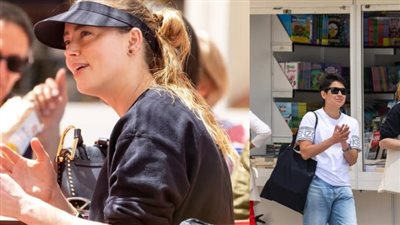 بعد ابتعادها عن هوليوود.. آمبر هيرد في ظهور جديد بمعرض الكتاب بمدريد