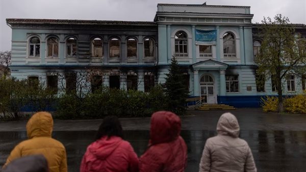 مستشفى مُدمرة بأوكرانيا