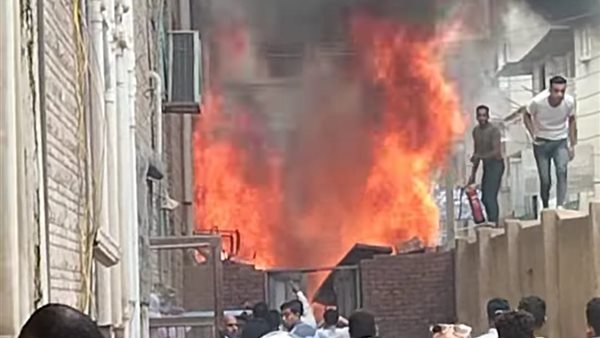 حريق مخزن العهدة