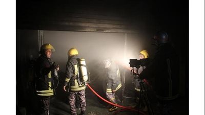 السيطرة على حريق محل مجوهرات في المهندسين