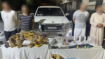القبض على 7 أشخاص لاتهامهم بالإتجار في المخدرات |صور 