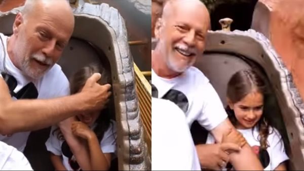 بروس ويليس رفقة ابنته