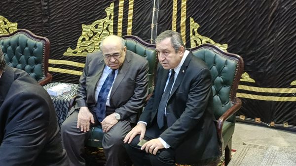 مصطفى الفقي في عزاء