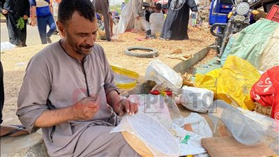 رمضان أقدم صانع غرابيل بالأقصر منذ 30 عاما: مهنة ورثتها عن جدودي 