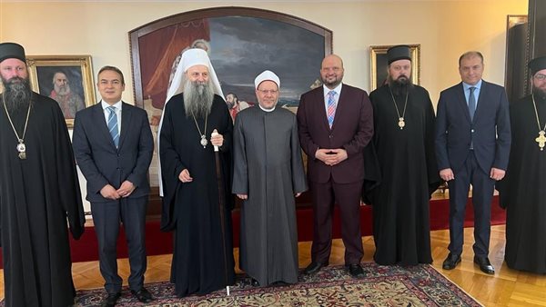  لقاء المفتي بالبطريرك