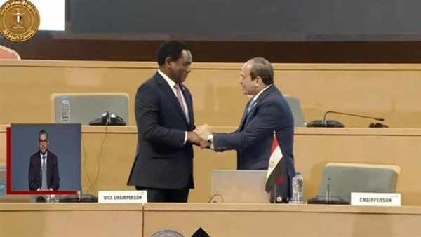 السيسي ورئيس زامبيا