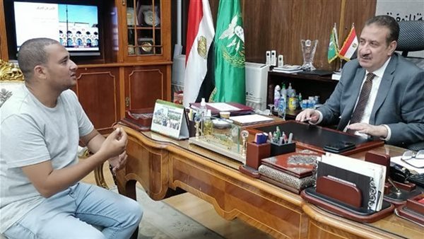 محافظ المنوفية ومحرر