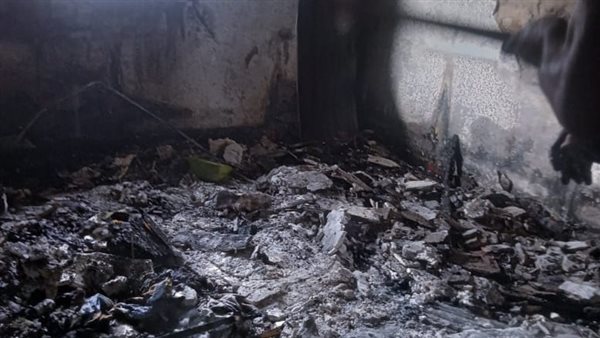 حريق داخل شقة سكنية