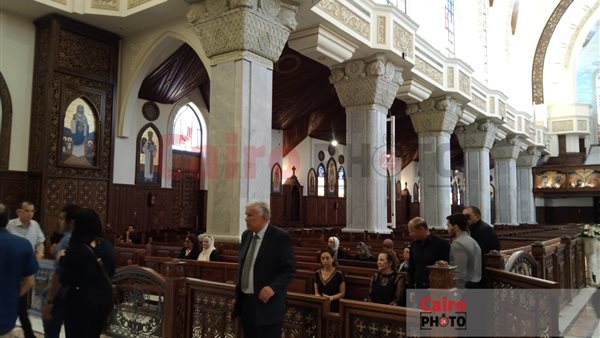 من جنازة جورج إسحق