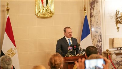 ننشر كلمة النائب العام خلال استرداد جداريتين أثريتين في قضية دولية لتهريب الآثار بفرنسا | فيديو