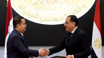 تفاصيل توقيع 11 وثيقة تعاون بين رئيسي وزراء مصر والعراق