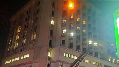السيطرة على حريق في مستشفى الإصابات الجامعي الجديد بأسيوط
