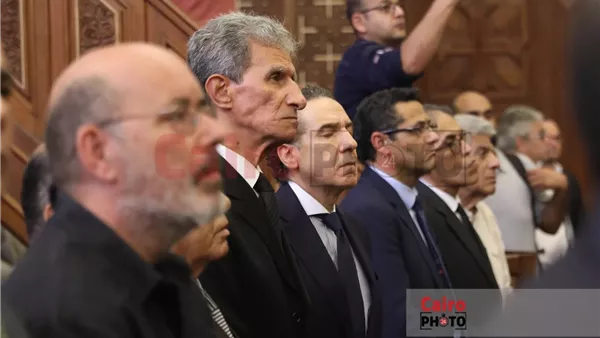 جانب من الحضور بالعزاء