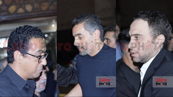 حضور عزاء أشرف أبو