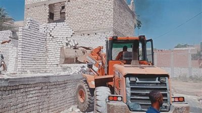 إزالة 83 حالة تعدٍ على الأراضي الزراعية وأملاك الدولة بـ 6 مراكز في المنيا