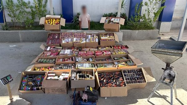 المتهم والمضبوطات