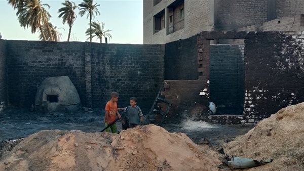 حريق نجع الشريفة