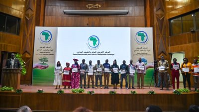 وزير الري يدشن المركز الإفريقي للمياه والتكيف المناخي بمشاركة وزراء المياه الأفارقة | صور