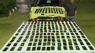 القبض على سائق بحوزته 21 كيلو حشيش بالشروق