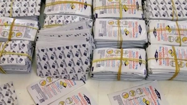 جانب من المضبوطات