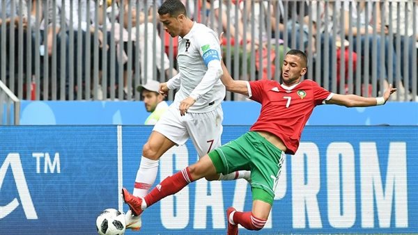 حكيم زياش وكريستيانو