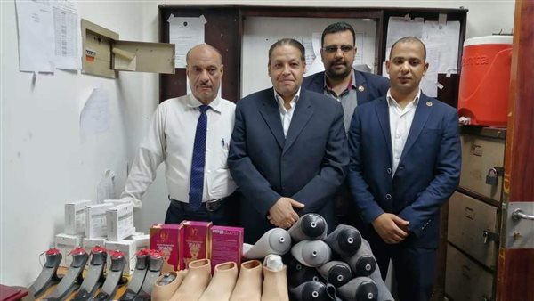 ضبط تهريب أطراف صناعية