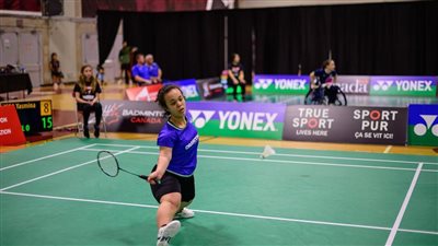 ياسمينا عيسى تحصد ذهبية بطولة كندا الدولية للريشة الطائرة لذوي القدرات الخاصة