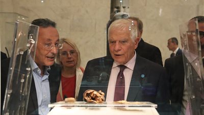 الممثل الأعلى للاتحاد الأوروبي للشئون الخارجية يزور المتحف القومي للحضارة