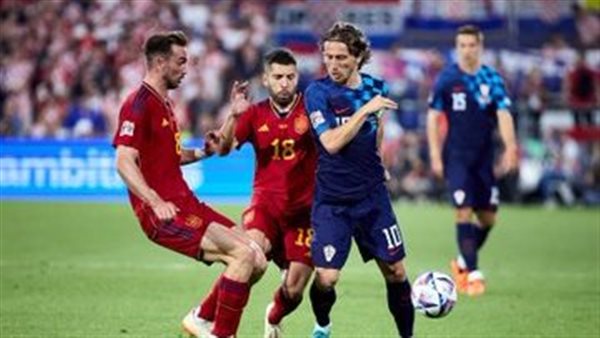 مباراة إسبانيا وكرواتيا