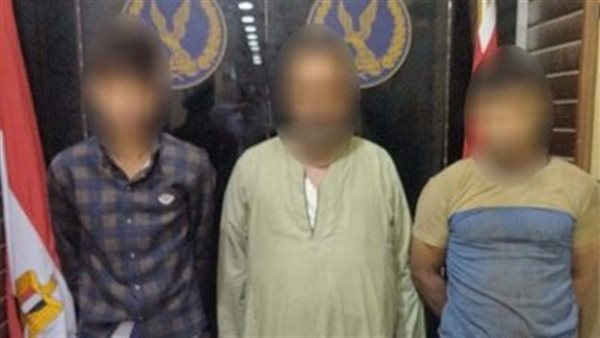 المتهمين والمضبوطات