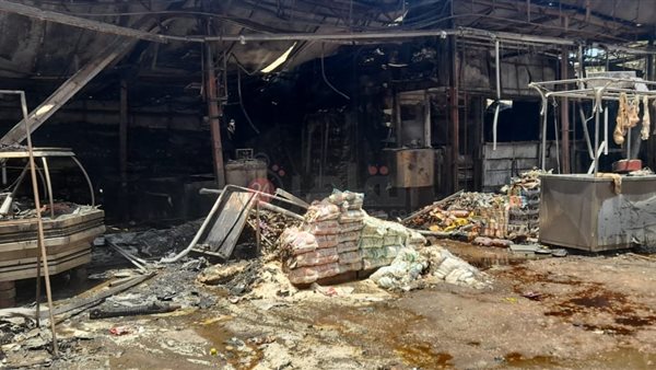 حريق سوق المندرة