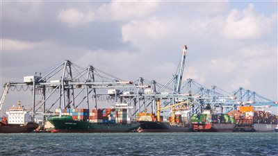 ميناء دمياط يستقبل 293 طن تفاح و300 طن حمص خلال الـ24 ساعة الماضية