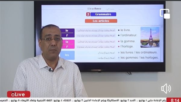 مسيو حجاج مدرس اللغة