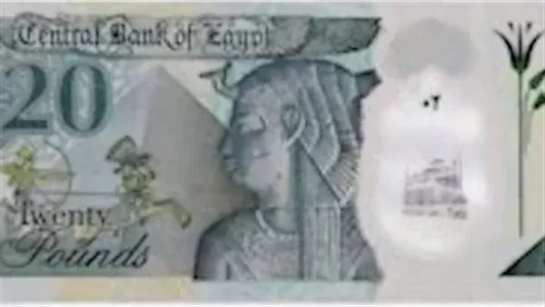 العشرين جنيها البلاستيكية