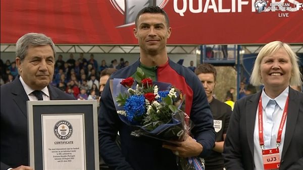 تكريم رونالدو خلال