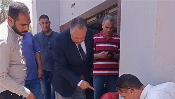 وفد الوزارة بالمنيا