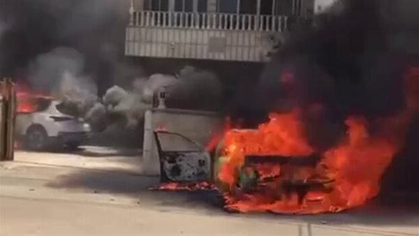 إحراق منازل وسيارات