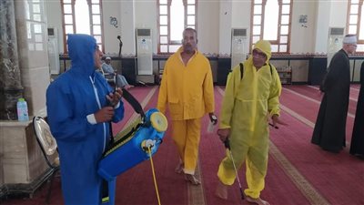 استعدادًا لعيد الأضحى.. حملة نظافة مكبرة بمساجد البحر الأحمر| صور