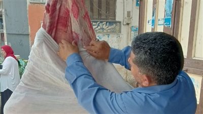 ضبط 1.6 طن بروتين وأغذية غير صالحة للاستهلاك الآدمي بالدقهلية