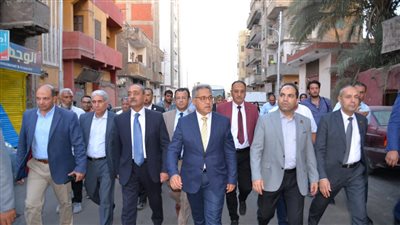 محافظ الإسماعيلية ولجنة الإدارة المحلية بمجلس النواب في جولة تفقدية لمشروع تطوير منطقة المحطة الجديدة 